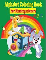Alphabet Coloring Book for Kindergarteners