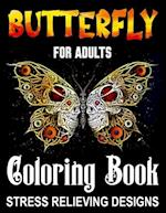 Butterfly Coloring Books for Adults - Stress Relieving Items