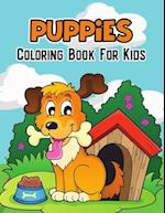 Puppies Coloring Book for Kids: Cute and Unique Coloring Activity Book for Toddler, Preschooler & Kids Ages 4-8 