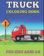 Truck coloring books for kids ages 4-8