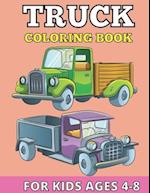 Truck coloring books for kids ages 4-8