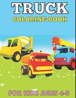 Truck coloring books for kids ages 4-8