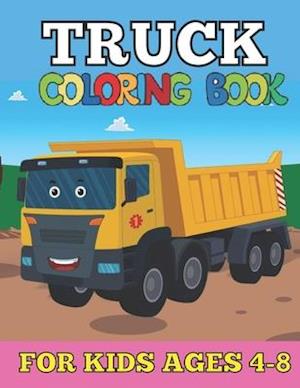 Truck coloring books for kids ages 4-8