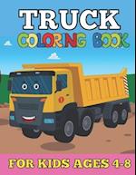 Truck coloring books for kids ages 4-8