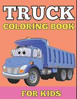 Truck coloring book for kids