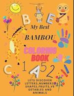 My Best BAMBOU Coloring Book