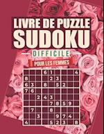 livre de puzzle sudoku difficile pour les femmes