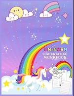 Unicorn Handwriting Workbook for Kids