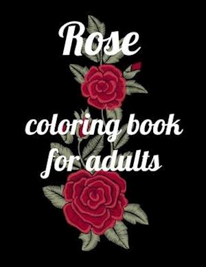 Rose coloring book for adults