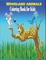 Woodland Animals Coloring Book for Kids