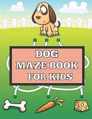 Dog maze book for kids