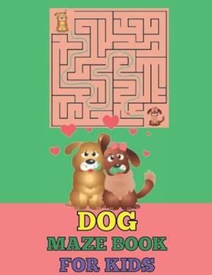 Dog maze book for kids