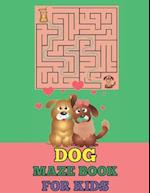 Dog maze book for kids