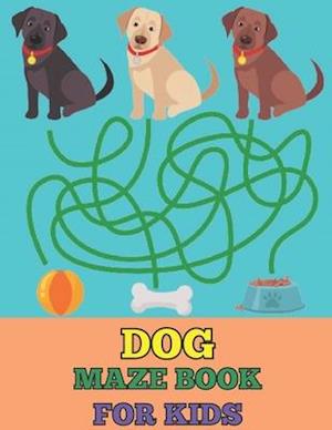 Dog maze book for kids