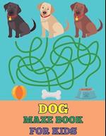 Dog maze book for kids