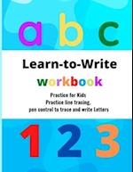 Learn to Write workbook
