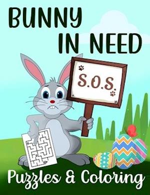 Bunny In Need Puzzles & Coloring