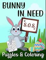 Bunny In Need Puzzles & Coloring