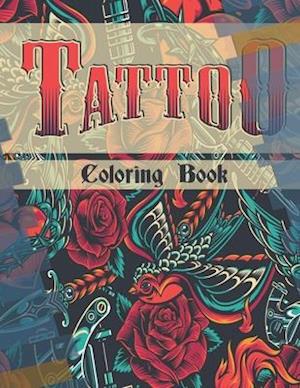 Tattoo Coloring Book