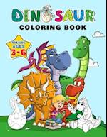 Dinosaur Coloring Book for Kids ages 3-6