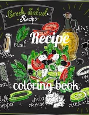 Recipe coloring book