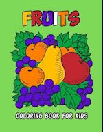 Fruits Coloring Book for Kids