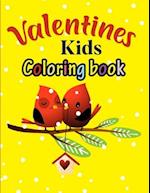 Valentine's kids coloring book