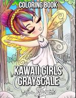 Kawaii Girls Grayscale