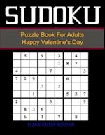 Su Doku Puzzle Book For Adults Happy Valentine's Day