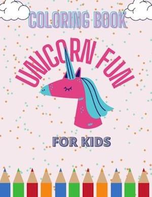 Coloring Book unicorn fun for kids