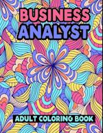 Business Analyst Adult Coloring Book