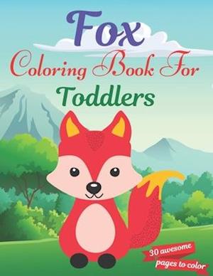 Fox Coloring Book For Toddlers