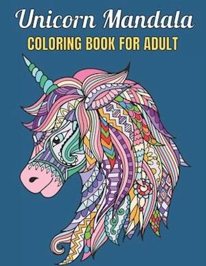 Unicorn Mandala Coloring Book For Adult