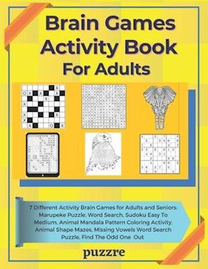 Brain Games Activity Book For Adults