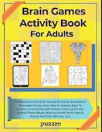 Brain Games Activity Book For Adults