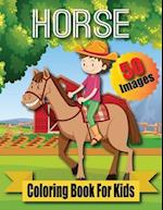 Horse Coloring Book For Kids