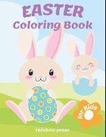 Easter Coloring Book for Kids: Keep your children busy and unleash their creativity with these easy to color large images created for kids of all ages