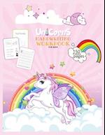 Unicorns Handwriting Workbook for Kids