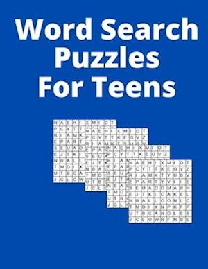 Word Search Puzzles For Teens