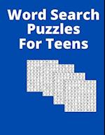 Word Search Puzzles For Teens