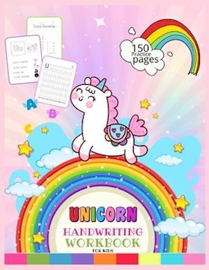 Unicorn Handwriting Workbook for Kids