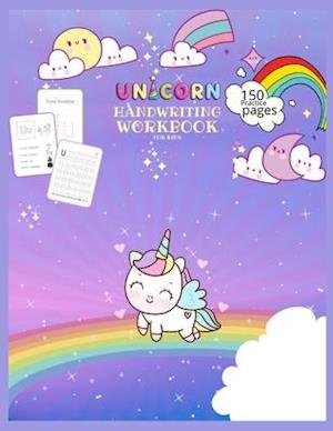 Unicorn Handwriting Workbook for Kids