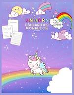 Unicorn Handwriting Workbook for Kids