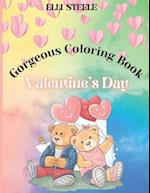 Gorgeous Coloring Book Valentine's Day