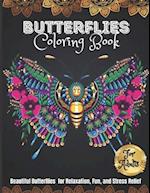 Butterflies Coloring Book