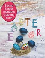 Sibling Easter Alphabet Coloring Book