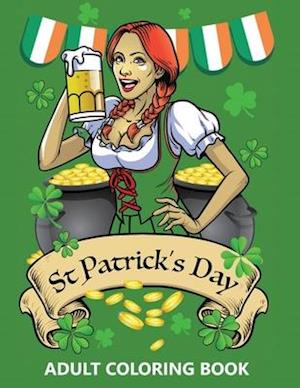 St. Patrick's day adult coloring book