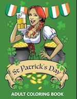 St. Patrick's day adult coloring book