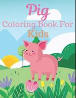 Pig Coloring Book For Kids