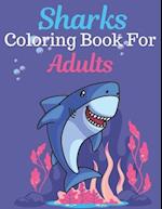 Sharks Coloring Book For Adults